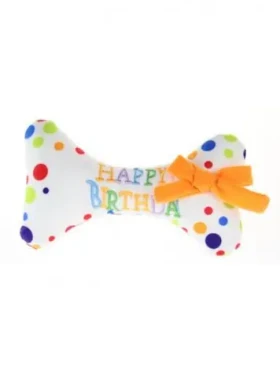 AnimALL Hračka Dog Kost Happy Birthday bavlna 17 cm (114709)