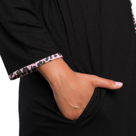 Dámský župan Eila - ITALIAN FASHION černá XL
