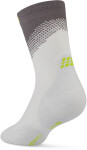 CEP dámské běžecké kompresní vysoké ponožky EDT. SPLIT - grey Velikost: IV (Vel. chodidla 40-43)