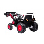 Mamido Dětský elektrický traktor s lopatou červený