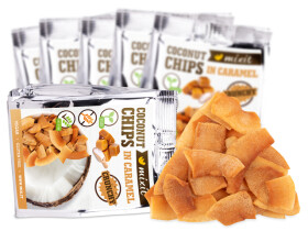 Mixit kokosové chipsy Karamel 60g