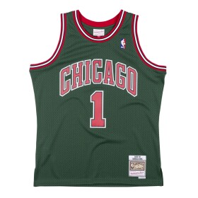 Mitchell & Ness Pánský dres Chicago Bulls NBA Derrick Rose #1 2008-09 Green Week Swingman Velikost: S