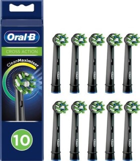 Oral-B Cross Action - CleanMaximiser (10ks) / náhradní hlavice rotačního kartáčku / pro kartáček Oral-B / černá (4210201325789)