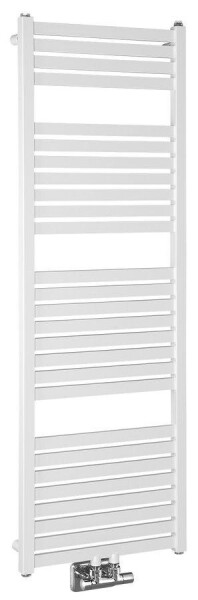 AQUALINE - TONDI otopné těleso rovné 450x1330 středové připojení, bílá DT470T