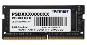 Patriot 8GB / Operační paměť / DDR4 / SO-DIMM / 3200 MHz / CL22 / 1.2 V (PSD48G320082S)