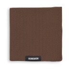 Humdakin Pletený hadřík z organické bavlny Bison Brown, hnědá barva, textil