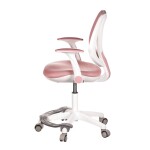 Dětská židle, výškově nastavitelná, růžová síťovina, KA-C806 PINK