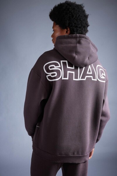 DEFACTO Fit Shaquille O'neal Oversize Fit Hooded Thick Sweatshirt