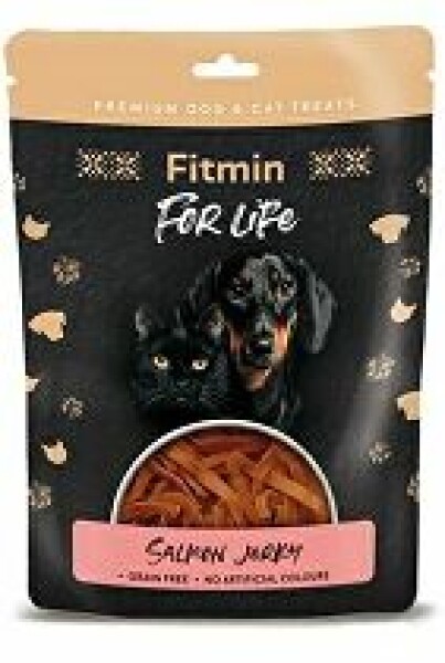 Fitmin FL dog,cat poch. Lososové jerky 70g