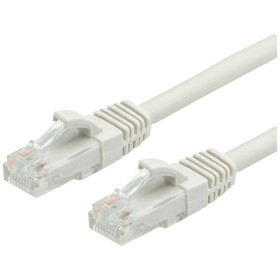 Value 21.99.0877 RJ45 síťové kabely, propojovací kabely CAT 6A U/UTP 10.00 m šedá nestíněný 1 ks
