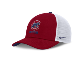 Nike Pánská kšiltovka Chicago Cubs MLB Primetime Dri-Fit Rise Structured 5 Panel Trucker Cap Velikost: S/M