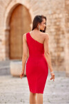 Večerní šaty SUK0406 červené - Roco Fashion 38