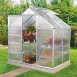Polykarbonátový skleník – Vitavia Venus 2500, PC 4 mm stříbrný