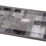 Kusový běhoun Patchwork šedá 67 x 350 cm