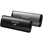 ADATA SE760 256GB černá / SSD / Externí / USB-C 3.2 / čtení: 1000MBps / zápis: 800MBps (ASE760-256GU32G2-CBK)