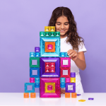 Mamido Connetix Tiles - Magnetická stavebnice s otáčecí technologií 48ks