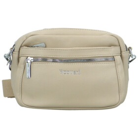 Trendy dámská koženková crossbody Coveri Gloria new, béžová