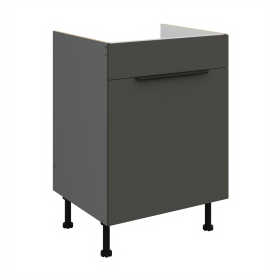 Spodní skříňka pod dřez Aria ANT 60 ZL 1S BB - Premium Box Barva korpusu: Antracit, Barva dvířek: GR - Graphite AFM