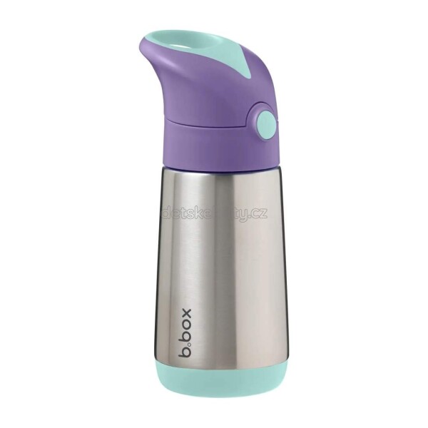 B.box 500703 Termoska na pití s brčkem 350 ml - lilac pop