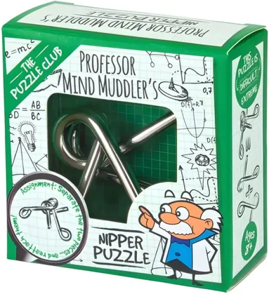 PROFESSOR PUZZLE Kovový hlavolam Professor