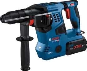 Bosch GBH 18V-28 CF Professional modrá / Aku příklepová vrtačka / SDS-plus / Bluetooth / bez akumulátoru / L-BOXX (0611921001)