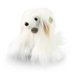Plyšový pes čínský chocholatý - labutěnka 30 cm, ECO-FRIENDLY