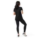 Dámské merino tričko s krátkým rukávem SMARTWOOL Women's Active Ultralite Short Sleeve, Black velikost: S