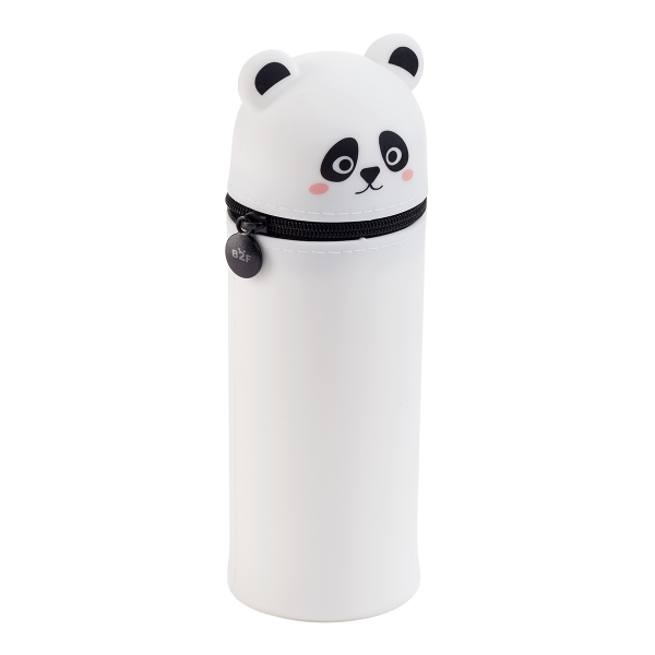 Miquelrius B2F - penál se zipem Little Pets, panda, bílý