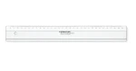 Staedtler Pravítko Plexiglas 30 cm transparentní / Pravítko / tušová hrana / zaoblené hrany (562 04-30F)