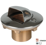 Hugo Lahme vtoková mušle, červený bronz, vnější závit 1 1/2 , délka 40 mm, pro prefabrikované bazény