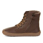 Dětské zimní barefoot boty TEX LACES Brown, Froddo, G3160236-1, hnědá - 37