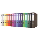 Pákový pořadač "Rainbow", bílý, 50 mm, A4, PP/karton, DONAU