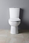 SAPHO - KAIRO WC kombi, zadní odpad, bílá PC105