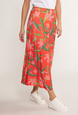 Monnari Midi sukně Midi sukně s květinami Multi Red 38