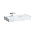 Laufen - Kartell Umyvadlo 90x46 cm, s 1 otvorem pro baterii, SaphirKeramik, bílá H8103380001111