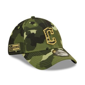 New Era Pánská kšiltovka Cleveland Guardians MLB 2022 Armed Forces 39THIRTY Flex Velikost: S/M