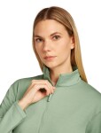 ICEBREAKER Wmns 360 Realfleece Elemental LS Half Zip, Seaglass (vzorek) velikost: S