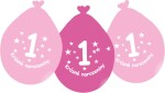 Balónek růžový KRÁSNÉ NAROZENINY číslo 1 visící- 5 ks balonky.cz Balónek růžový KRÁSNÉ NAROZENINY číslo 1 visící- 5 ks balonky.cz