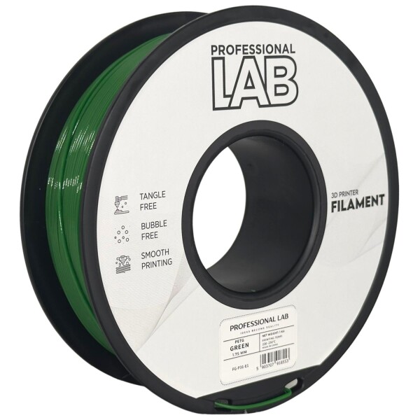 PETG filament 1,75 mm zelený Professional Lab 1 kg