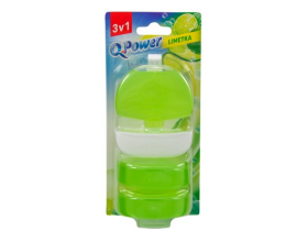 Q-Power Tekutý blok limetka 3 x 55 ml