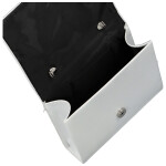 Módní dámská plesová kabelka Elvina, bílá