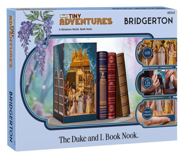 Bridgerton 3D skládačka Book Nook - The Duke and I