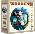 WOODEN CITY Dřevěné puzzle Veselý pes