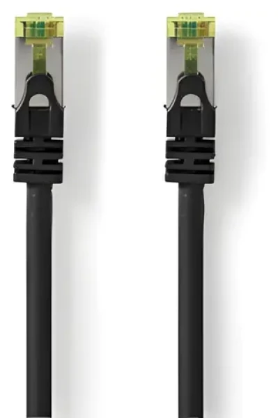 Nedis CAT7 S/FTP černá / Síťový kabel / RJ45 - RJ45 / 0,25 m / LSZH (CCGL85420BK025)