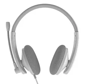 Meetion HP003 bílá / Sluchátka s mikrofonem / 3.5 mm jack / kabel 1,8 m / 40 mm reproduktory (HP003)