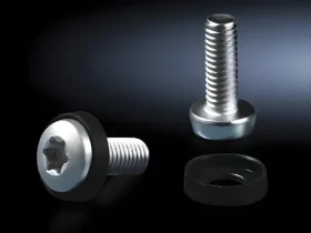 Rittal Šrouby M6 16 mm stříbrné / Šrouby do racku / M6 / 16 mm / 50 ks (7094140)