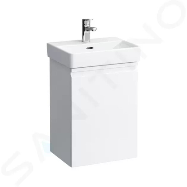 Laufen - Pro S Umyvadlová skříňka s dvířky, 415x320x580 mm, panty vpravo, matná bílá H4833020964631