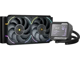 Valkyrie VK-AIOV240B černá / AIO vodní chladič CPU / 2x 120 mm / 29.5dB / AMD + Intel (VK-AIOV240B)