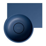 OMNIRES - OVO M+ umyvadlo na desku/závěsné - pravé, 33 x 34 cm, midnight blue mat; OVO335UWPMB
