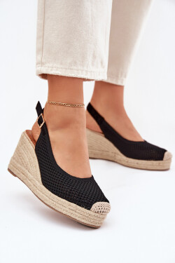 Dámské Sandály Na Klíně S Pletením Černé Tulliata 40